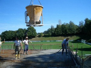 Bodenplatte Betonieren (3)